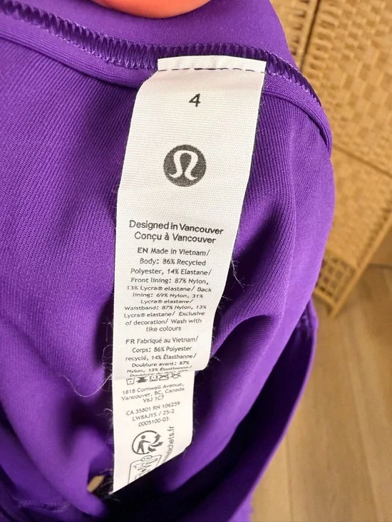 NWT Lululemon Varsity High-Rise Pleated Tennis Skirt Size 4 College Purple - Picture 7 of 8